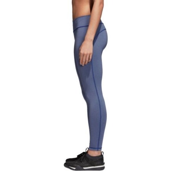 ADIDAS Midrise ⅞ Tights Leggings Plus Size 2X Heather Blue - Picture 4 of 4